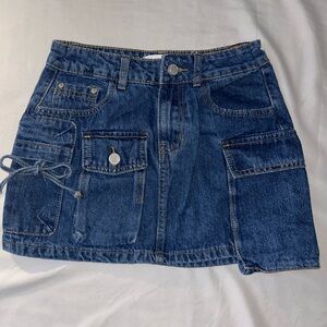 Angel Kiss Blue Denim Skirt